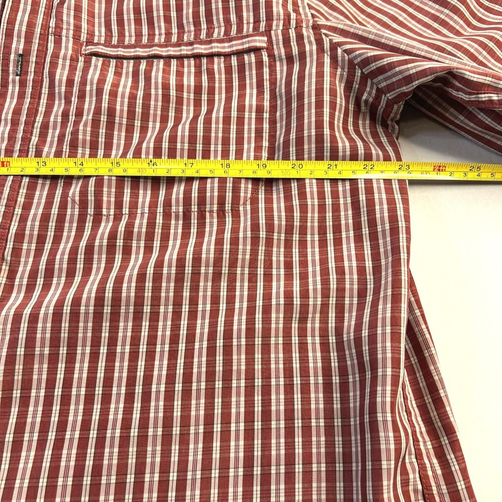 Outdoor Life Mens Large Clay Plaid Long Sleeve Mesh Lined Hiking Shirt - Picture 4 of 10